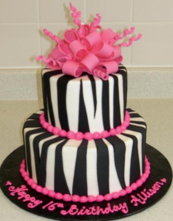 Zebra Print Birthday Cakes on Images Of Animal Print Birthday Cake Amy Cakes Wallpaper