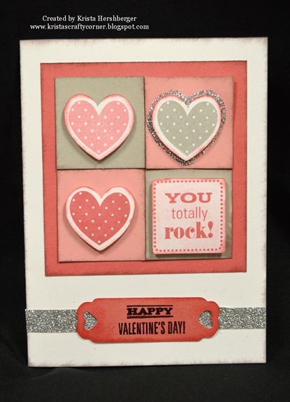 Whoos Your Valentine_4 heart card Whoos Your Valentine_4 heart card