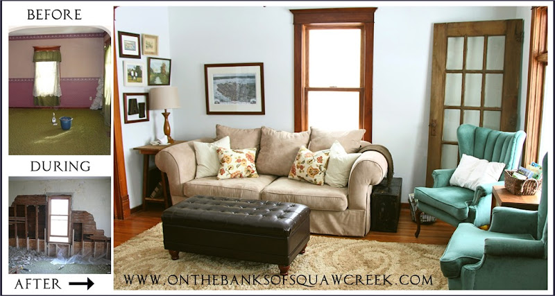 before and after living room before and after living room