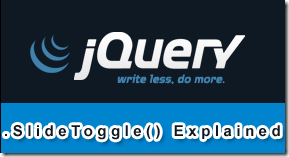 Add jQuery .slideToggle() effect in a Drop Down Menu