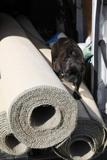 And these rolls must be the new rugs.  Come to think of it, didn't you say the carpets in the Winter House were missing yesterday?