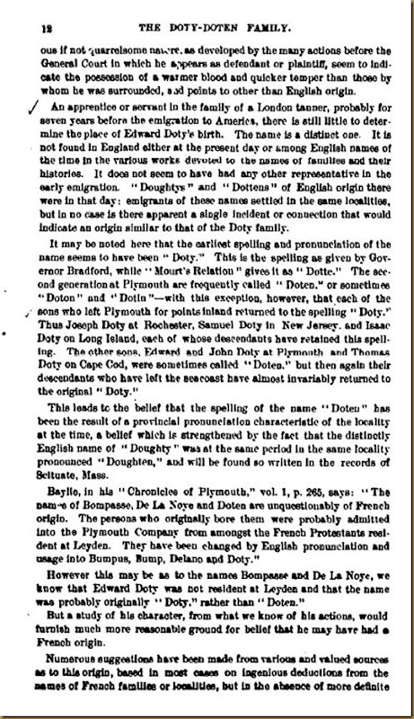 Doty-Doten Family In America - The Family of Edward Doty (7) Doty-Doten Family In America - The Family of Edward Doty (7)