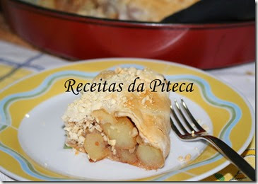 Tarte de maçã-interior Tarte de maçã-interior