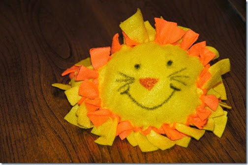 Lion Pillow Preschool Craft for Kids Lion Pillow Preschool Craft for Kids