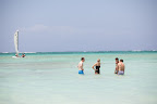 Everyone enjoyed the warm ocean waters. Everyone enjoyed the warm ocean waters.