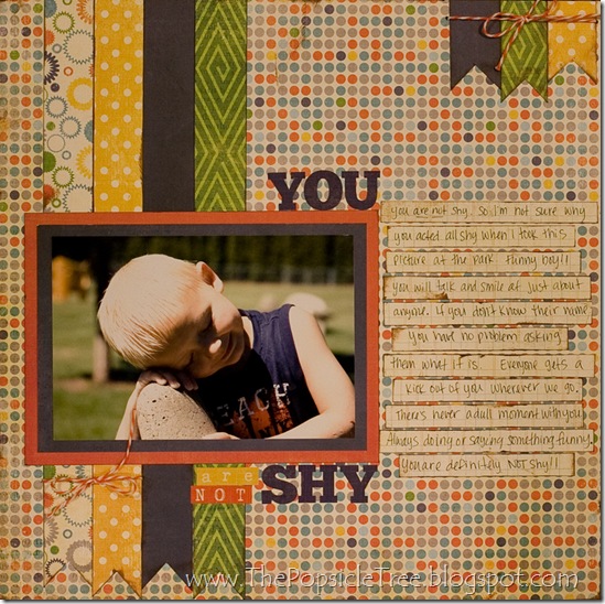 You are not shy 1