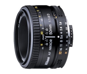 Nikkor 50mm f 1.8D lens
