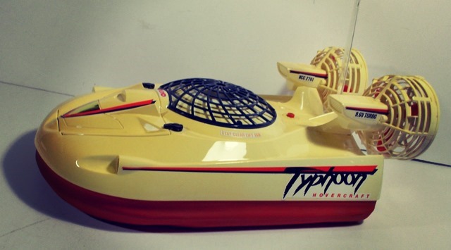 Typhoon Hovercraft Remote Control Craft Other Side