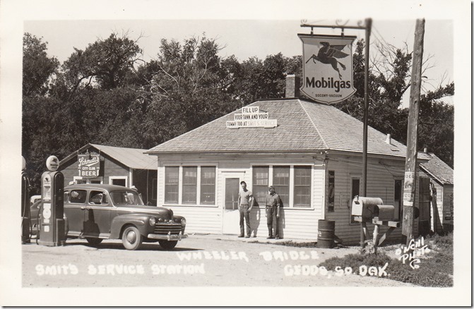 Smit's Service Station - South Dakota O'Neill Co. Vintage Postcard Smit's Service Station - South Dakota O'Neill Co. Vintage Postcard