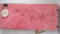 Beach journal long red envelope front sea breeze Beach journal long red envelope front sea breeze