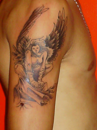 My Family Tattoo; angels, art,