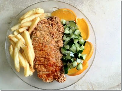 Prok Chop with Fries (Prepared with Philips Air Fryer) 03