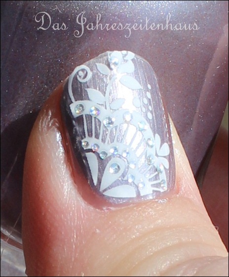 Sally Hansen Pedal to the Metal mit Nail Art 9