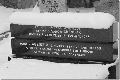 Cimétière juive à Veyrier