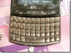 Nokia Asha 303 Teclado