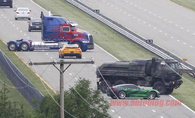 Transformers 4 Set Video Features a Revamped Bumblebee and Optimus Prime 07