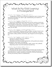 What is My Child Learning in Kindergarten What is My Child Learning in Kindergarten