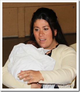 Baptism Reception - mom with sleeping baby IMG_0702 Baptism Reception - mom with sleeping baby IMG_0702