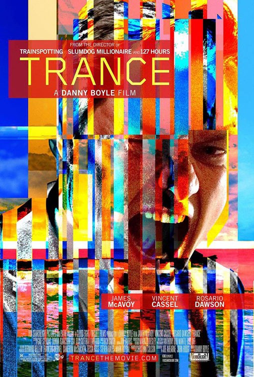 Trance poszter Danny Boyle módra