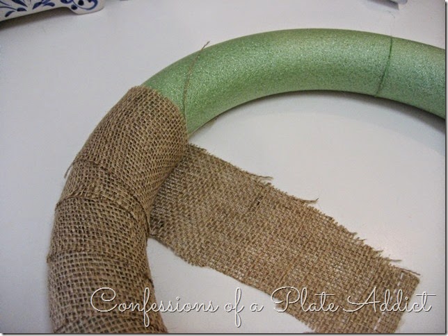 CONFESSIONS OF A PLATE ADDICT No-Sew Bunny and Carrot Wreath tutorial CONFESSIONS OF A PLATE ADDICT No-Sew Bunny and Carrot Wreath tutorial