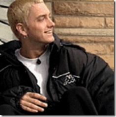 Eminem smiling