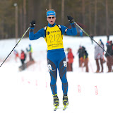 Kristoffer Langøien Skjelvik jubler for seier i cupen sammenlagt