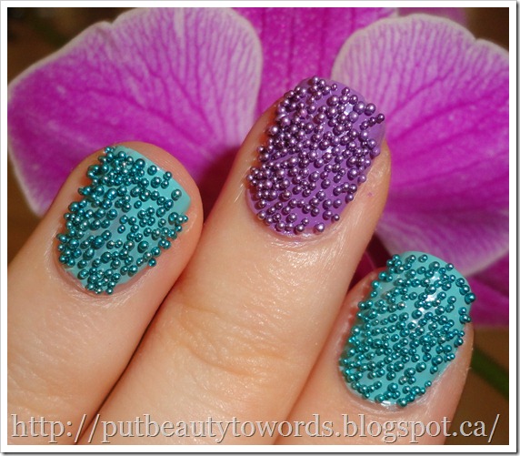 Writing Beauty: Inexpensive Caviar Nails