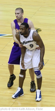 'Steve Blake and Gilbert Arenas' photo (c) 2010, Keith Allison - license: http://creativecommons.org/licenses/by-sa/2.0/