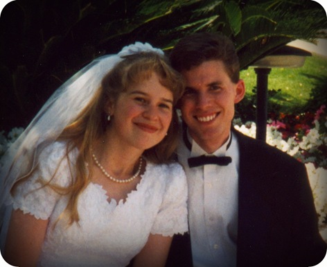 1997 0419 Wedding day photo, high resolution - edit for blog