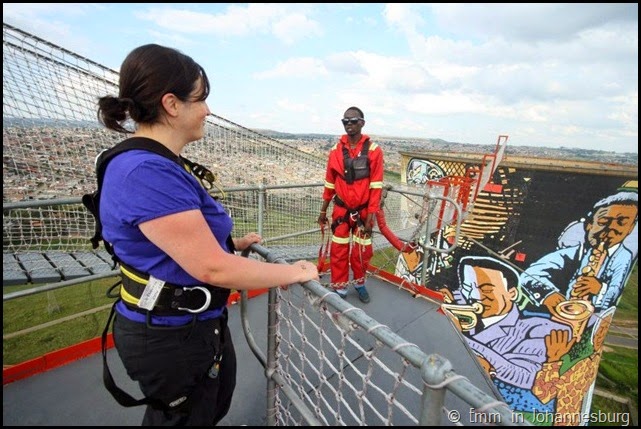 Power Swinging from Orlando Towers, Soweto Power Swinging from Orlando Towers, Soweto