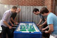 Table football - Aubain, Jonny Mac, Gerrod and Nick