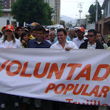 (14 de marzo 2010) Voluntad Popular oficializó su lanzamiento como movimiento social y político en el estado Trujillo con la juramentación de más de 500 activistas. Durante la actividad, Leopoldo López enfatizó su compromiso y el de los activistas del movimiento con el proceso de unidad. Trujillo