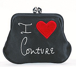 Lulu Guinness I love couture mini frame purse