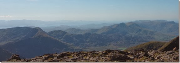 Kerry desde Carrantoohill - techo de Irlanda