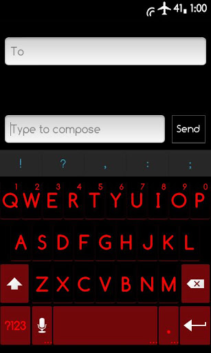 DarkRedICE Skin for ICS KB