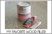 wood filler tab