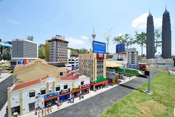 KL cityscape in Miniland at LEGOLAND KL cityscape in Miniland at LEGOLAND