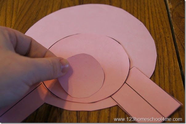 glue the circles on the pig craft glue the circles on the pig craft