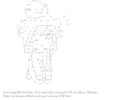 [AA]Sugiura Ayano (Yuruyuri)