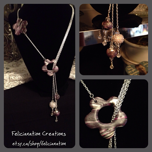 Polymer clay jewelry by Felicianation