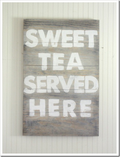 Sweet Tea Served here