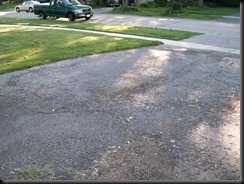 Driveway before 5
