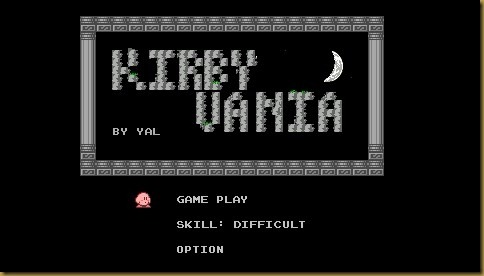 KIRBYVANIA タイトル KIRBYVANIA タイトル