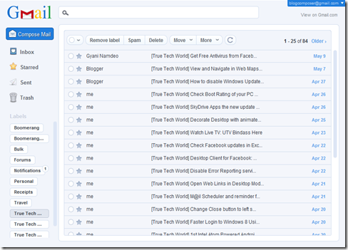 gmail for pokki