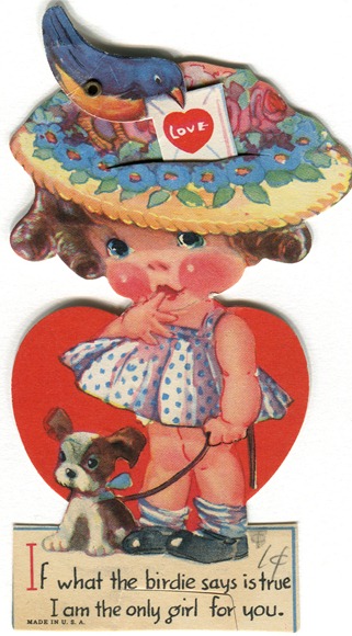 vintage valentine's card