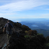On Ciremai crater rim (Dan Quinn, April 2013)