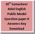 10th english Paper II QP with Answers