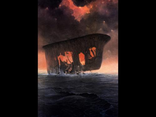 Zdzislaw Beksinski Fire Ship, Death