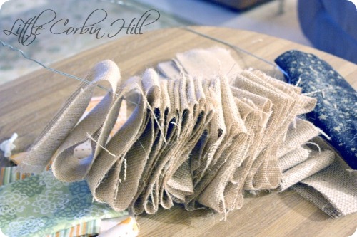Little Corbin Hill: Fall burlap wreath fall burlap rosette wreath from wire clothes hanger