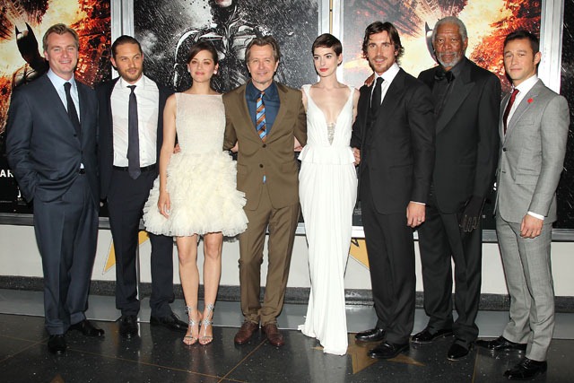 Cast Photo for The Dark Knight Rises